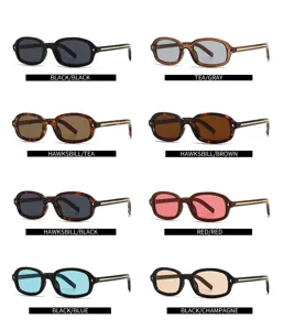 Gafas de sol cuadradas retro para hombres y mujeres, tendencia de protección UV400 elegante.