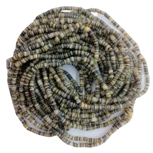 Natural shell spacer beads disk flat round loose beads for DIY jewelry making craft.