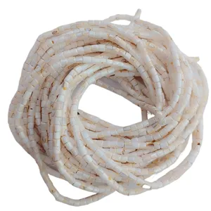 Natürliche Muschel Spacer Perlen Stränge, unregelmäßige Scheiben für DIY Schmuck basteln.