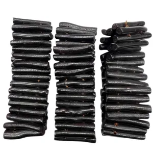 Black coral twig stretch bracelet, wide exaggerated style statement jewelry for women.