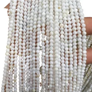 Freshwater shell round beads 3-6mm DIY necklace bracelet loose bead wholesale accessories