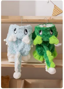 Simpatici vestiti per cani dinosauro, morbido peluche caldo a due zampe per piccoli cani inverno.
