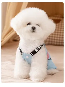 Wasserdichte Haustier Latzhose für Hunde, warme Herbst Winter winddichte Hundekleidung Detail