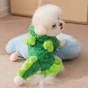 Vestiti Divertenti del Cane del Dinosauro del Fumetto Costume della Trasformazione dell'Animale Domestico Felpa con Cappuccio Calda del Cucciolo