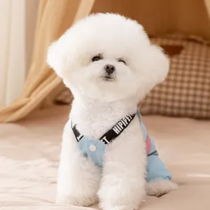 Wasserdichte Hunde Latzhose Winter Haustier Kleidung fuer kleine und mittlere Hunde Ansicht