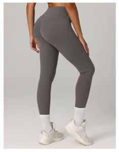 Pantaloni da yoga a vita alta push-up da donna, perfetti per fitness, corsa e allenamento gym.