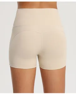 Pantaloncini yoga senza cuciture vita alta donna push up fitness palestra corsa abbigliamento