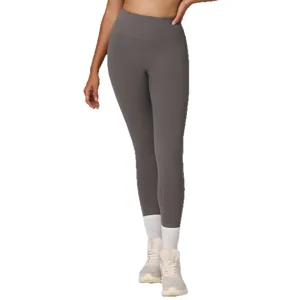 Pantaloni da yoga a vita alta per donna, leggings sportivi elasticizzati per fitness.