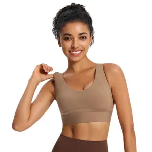 Γυναικείο Αθλητικό Σουτιέν High Impact Fitness Gym Workout Yoga Tank Top Pad Running