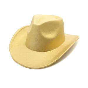 Gold glitter western cowboy hat for party festival costume dress up sparkly EVA dress top hat