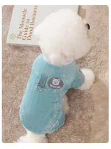Warmer Winter Fleece Hundebekleidung vierbeinige Haustier Kleidung fuer kleine Hunde Katzen