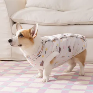 Verdikte warme hondenvest voor corgis en huisdieren, comfortabele winterkleding voor dieren.