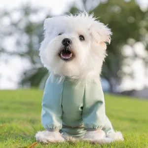 Winter warme vierbeinige Hundekleidung Fleece Haustieranzug fuer kleine und mittlere Hunde