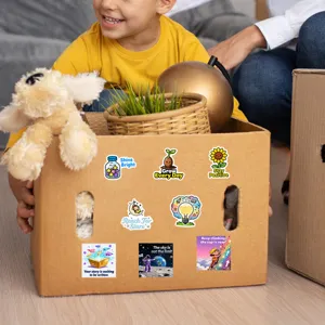 Waterproof motivational quote stickers for kids water bottles, phones and daily decoration items.