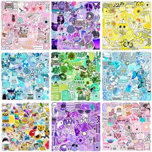 Waterdichte esthetische graffitistickers pakket voor bagage skateboard laptop decorelen