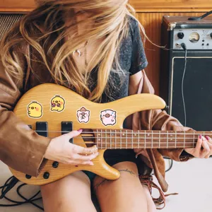 Cute cartoon animal graffiti stickers waterproof vinyl decals for laptop guitar bottle