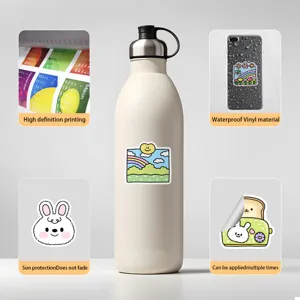 Autocollants de graffiti mignons étanches pour gourde valise set de stickers en vinyle