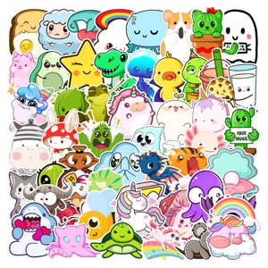 Autocollants De Dessin Animé Mignons Étanches En Vinyle Esthétiques Graffiti Sticker Pack Pour Ordinateur Portable Skateboard Valigi Bouteille D'Eau