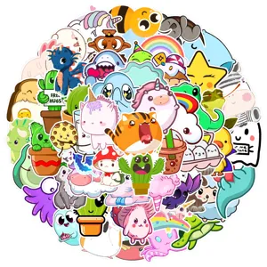 Paquet d'autocollants de dessin animé mignons étanches vinyle graffiti pour ordinateur portable