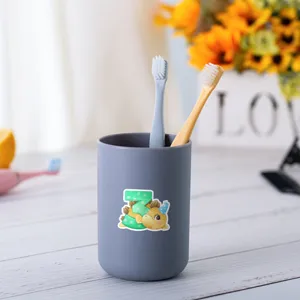 Joli autocollant de chiffre de dessin animé étanche pour tasse de carnet de notes