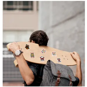 Autocollants graffiti étanches rétro vintage pour ordinateur portable skate gourde