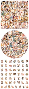 Xaritomena aftokollita corgi cartoons adiavrocha vinyl gia kinito laptop water bottle
