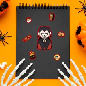 Halloween face-changing stickers DIY puzzle set kids educational toy stationery decal