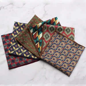 Pañuelo de Bolsillo para Hombre Poliéster Traje de Negocios Esmoquin Pañuelo Estampado Geométrico Fiesta de Boda