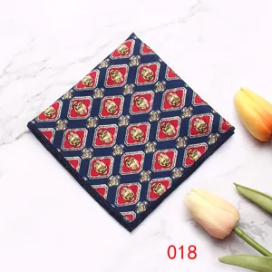 Pañuelo de bolsillo para hombre vintage patrón geométrico accesorio de traje elegante