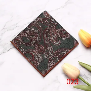 Heren business paisley pochet kostuum zakdoek huwelijk formele stijl accessoire mooi