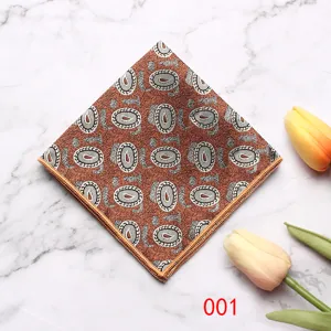 Britse stijl heren pak pochet retro zakdoek zakelijke accessoires detailweergave