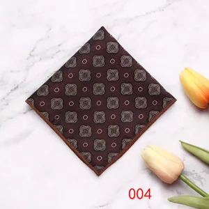 Heren kostuum pochet vintage bloemenprint klassieke stijl voor zakelijke feest formele das