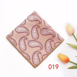 Elegante Taschino da Uomo Paisley Fazzoletto da Tasca Matrimonio Lavoro Festa Accessorio