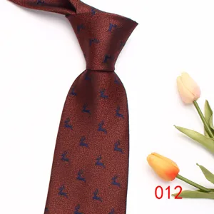 Cravatta uomo fantasia animale retro 8cm stile vintage cravatta affari quotidiana