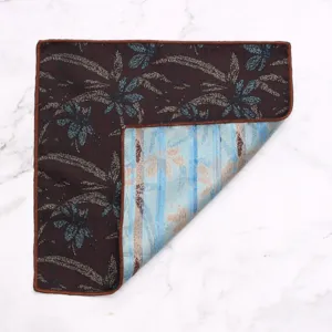 Herren Einstecktuch Anzug Taschentuch mit Blumenmuster Hochzeit Business Accessoire