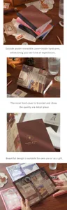Coffret cadeau de papeterie vintage avec carnet Warm Mail et matériel de journal