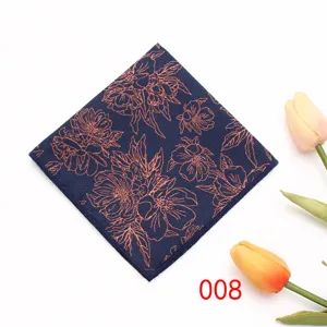 Pañuelo de bolsillo vintage británico para hombre, accesorio elegante de boda.