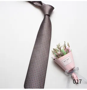 Detail shot of retro patterned men's necktie, elegant business casual accessory showcase