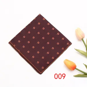 Elegante fazzoletto da taschino da uomo con motivo chic, ideale per abiti formali e banchetti.