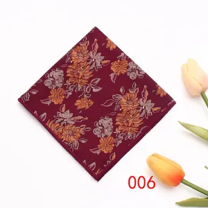 Heren bloemen pochet zakdoek voor bruiloft zakelijk pak accessoires stijlvol borstdoekje