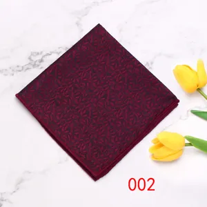 Heren pochet polyester voor pak zakdoek geometrisch patroon detail product afbeelding