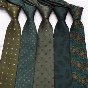 Mens Business Casual Retro Striped Paisley Jacquard Polyester Necktie Wedding Party Formal Suit Tie