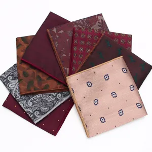 Heren Zakelijk Pak Borstzakdoek Jacquard Geweven Zakdoek Huwelijk Banket Pak Accessoires Formele Zakdoek
