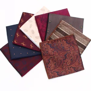 Heren pak pochet zakdoek met diverse patronen elegante borstdoek accessoire set