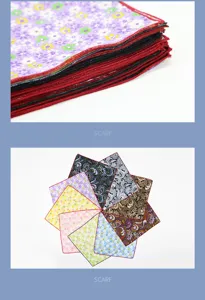 Pañuelo de bolsillo de algodón para hombre, pañuelo floral paisley boda formal.
