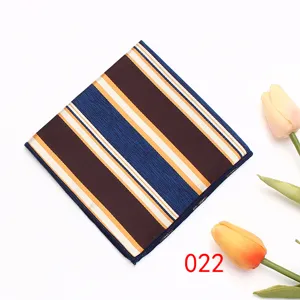 Heren gestreept pochet zakdoek voor zakelijk pak formele trouwkleding accessoire stijlvol