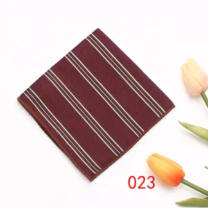 Stijlvolle heren gestreept pochet voor pak formele zakdoek borstzak accessoire