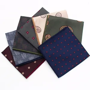 Mens pocket square business suit handkerchief floral pocket squares set suit accessories