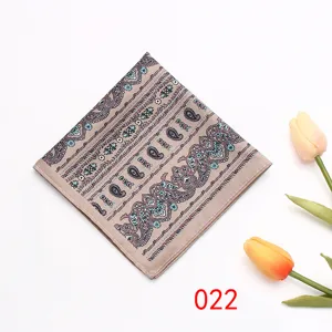 Pochette de costume vintage a motif cachemire pour homme mariage d'affaires formel.