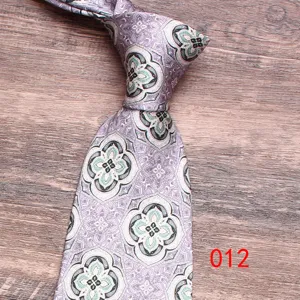 Men's purple floral paisley tie for business banquet formal wedding party daily wear suit 9cm